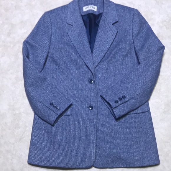 Orvis Jackets & Blazers - ORVIS Blue Wool Tweed Blazer